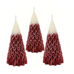 Scented Christmas Tree Candle - Red - thumbnail 2