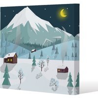 Winter Landscape Gallery Canvas - Blue / 101cm