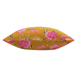 Aviary Cotton Velvet Cushion - Burnt Orange / Polyester - thumbnail 2