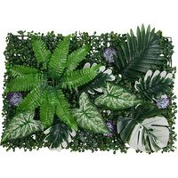 Darphe Artificial Plant Wall Panel - Olive Green - image 1