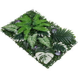 Darphe Artificial Plant Wall Panel - Olive Green - thumbnail 4