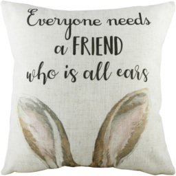 All Ears Hare Cushion - Multicolour / 80 Polyester 20 Feather - thumbnail 2