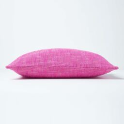 Homescapes Nirvana Cotton Cushion Cover - Pink / 50cm / Machine washable at 40 deg. C - thumbnail 2