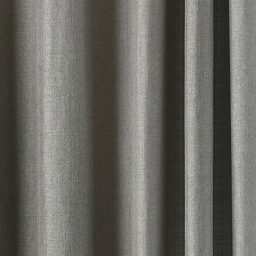 Set of 2 Atlantic Twill Woven Room Darkening Eyelet Curtains - Grey / 229cm / 183cm - thumbnail 3