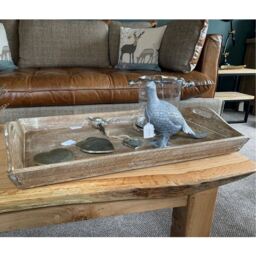 Mango Wood Serving Decorative Tray - Natural - thumbnail 4