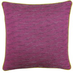 Marylebone Jacquard Cushion - Sulphur-Fuchsia - thumbnail 2