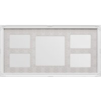 Maren White 5 Multi Photo Frame - White