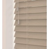 Wooden Venetian Blinds With Strings - Northern Oak / 75cm