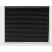 25mm Aluminium Venetian Blind - Black / 150cm / 150cm Width x 150cm Drop - thumbnail 1
