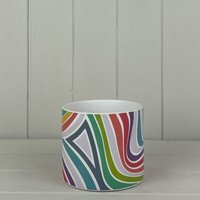 Sturdy Multicolor Rainbow Pot Plant pot - Multi