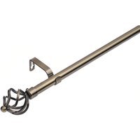 19 mm Extendable Metal Curtain Poles - Antique Brass / 70cm - image 1