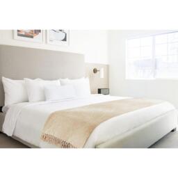 Darcy Tassel Blanket Throw - Natural / 150x200cm - thumbnail 2