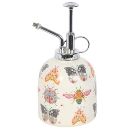 Floral Bug Print Ceramic Plant Mister - Multicolour - thumbnail 3
