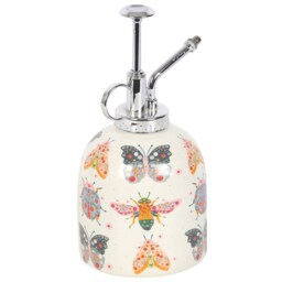 Floral Bug Print Ceramic Plant Mister - Multicolour - thumbnail 4