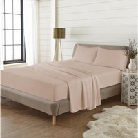 "Flannelette Brushed Cotton 16"" Deep Fitted Sheet - Brown / Single"