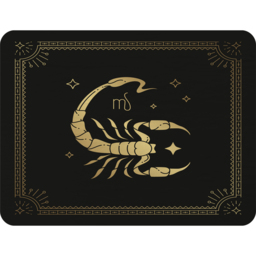 Zodiac Scorpio Horoscope In Black  Gold Soft Blanket - Gold - thumbnail 2