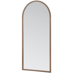 Oak Arch Full Length Wall Mirror - Oak - thumbnail 3