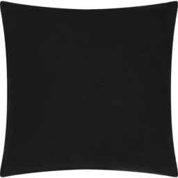 Garett Printed Cotton Cushion - Black / Polyester - thumbnail 5
