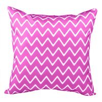 Outdoor Scatter Cushion Garden Furniture Printed Decorative Pillow - Chevron Pink / Chevron Pink / 60cm - image 1
