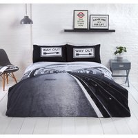 TFL Signs Polycotton Duvet Set With Pillowcase - Multicolor / King - image 1
