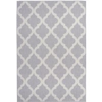 Ecology Collection Moroccon Outdoor Rug - Grey / 120cm - image 1
