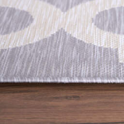 Ecology Collection Moroccon Outdoor Rug - Grey / 120cm - thumbnail 2