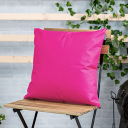 Plain Indoor and Outdoor Cushion with Filling Included Set of 4 - Pink - thumbnail 5
