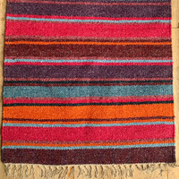 Prafula Multi Striped Hand Loom Recycled Cotton Rug 90 x 150cm - MULTI
