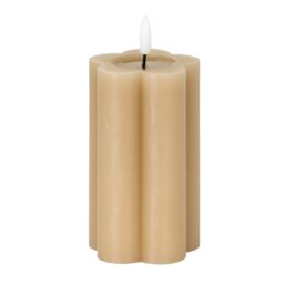 Luxe Collection Natural Glow Stone LED Candle Inches - Cream - thumbnail 3