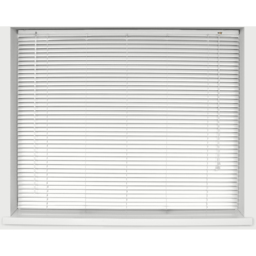 25mm Aluminium Venetian Blind - White / 195cm / 195cm Width x 150cm Drop / 150cm - thumbnail 2