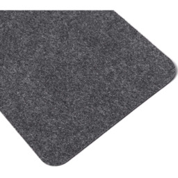 Set of 14 Self Adhesive Non Slip Carpet Stair Mats - Dark Grey - thumbnail 2