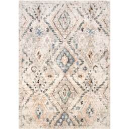 Distressed Aztec Living Area Rug - Multicolour / 230 x 160cm - thumbnail 2