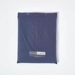 200 Thread Count Egyptian Cotton Fitted Sheet - Navy / Superking - thumbnail 4