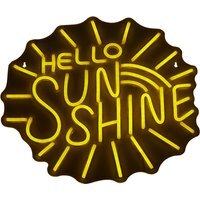 Hello Sunshine Neon Light - Yellow