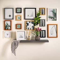 "3D Box Photo Frame - 6 x 6"" with 4x4"" Mount - Black" - thumbnail 3