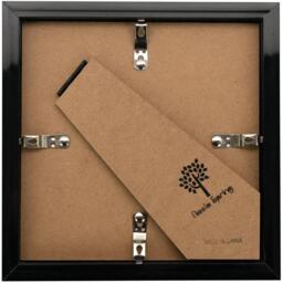 "3D Box Photo Frame - 6 x 6"" with 4x4"" Mount - Black" - thumbnail 2