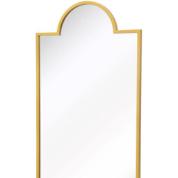 MirrorOutlet The Genestra Crown Modern Garden Mirror - Gold / 170cm - thumbnail 4