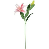 Artificial Silk Real Touch Lily Stem - Dark Pink