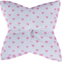 Pink Hearts Star Floor Cushion - Pink - image 1