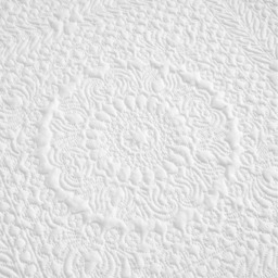 Deluxe Quilted Grandeur Pinsonic Duvet Sets - White / Single - thumbnail 2