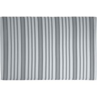 Stripes Outdoor Camping Rug Mat - Grey and White - thumbnail 1