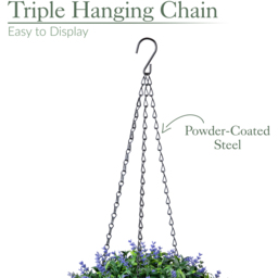 Artificial Lavender Topiary Hanging Balls Set of 2 - Purple - thumbnail 4