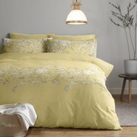 Blossom Border Duvet Set - Yellow / 135cm / Single