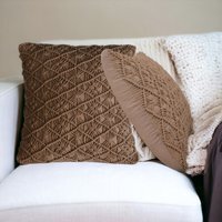 Coffee Maura Cushion ¿ Set of 2 - Brown