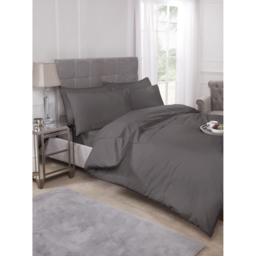 Peracle Fitted Sheet - Grey / King - thumbnail 2