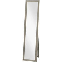 Rustic Full Length Mirror Freestanding Or Hanging - Grey