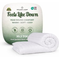 10.5 Tog All Season Duvet Hotel Quality Microfibre Cover - White / King - image 1