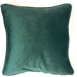 Piped Velvet Cushion Cover (43x43) - navy - thumbnail 3