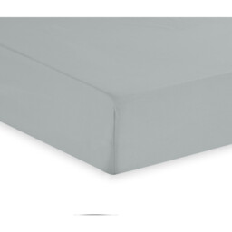Polycotton Flat Bed Sheet - Silver / Double - thumbnail 2