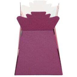 Flower Transporter Box, Living Vase - Burgundy - thumbnail 2